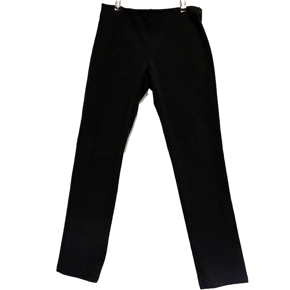 Eileen Fisher Women’s Pants Legging Careeer XS Dark Gray/black minimalist travel